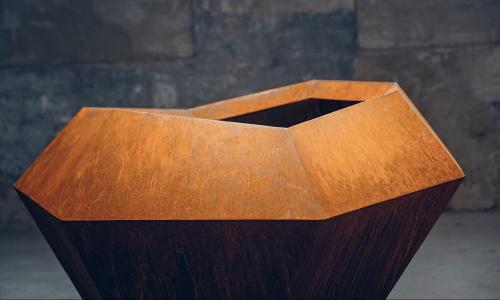 Domani corten steel pots