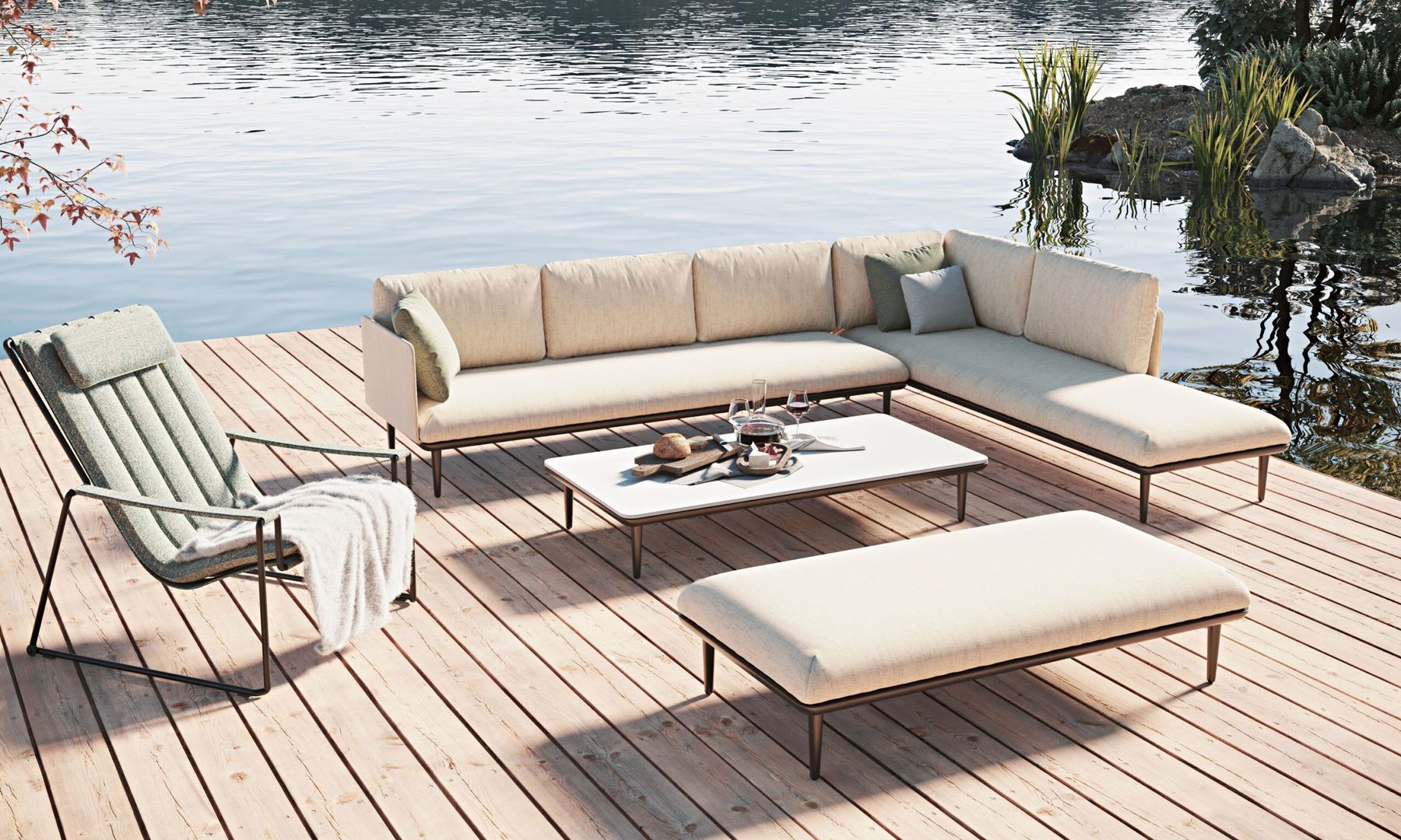 Royal Botania Styletto Lounge modulaire outdoor bank sofa tafel ligbed table HORA Barneveld 5.jpg