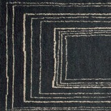 Berbère pattern B: dark grey + natural 