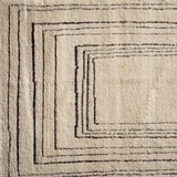 Berbère pattern B: natural + black