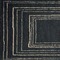 Berbère pattern B: dark grey + natural 
