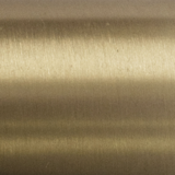 Satin brassed metal