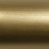 Satin brass-coated metal