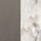 Frame: satin metal Malt + Blad: marble Calacatta