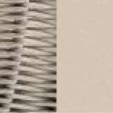 Ecru aluminium + sand fiber