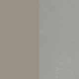 Ceramic pearl grey + coated RVS sand