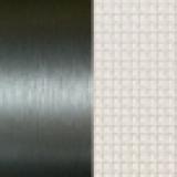 Frame: geborsteld RVS - Batyline: white