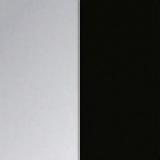 03/12 aluminium gepolijst/diepzwart poedercoating
