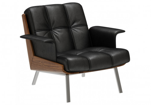 Daiki lounge armchair leather