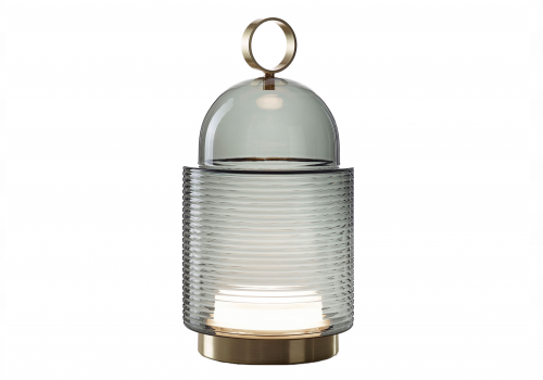 Dome Nomad outdoor lamp - geribbeld glas