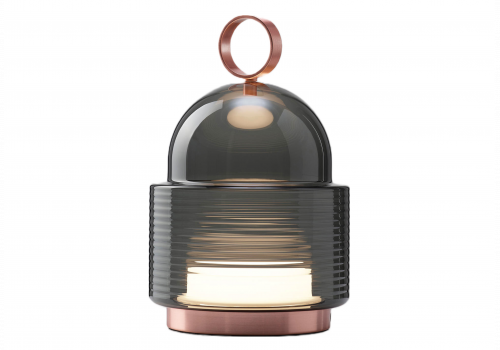 Dome Nomad outdoor lamp - geribbeld glas