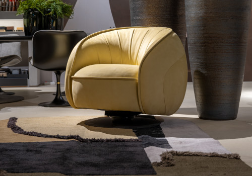 Leon draaibare fauteuil – Himani A vloerkleed