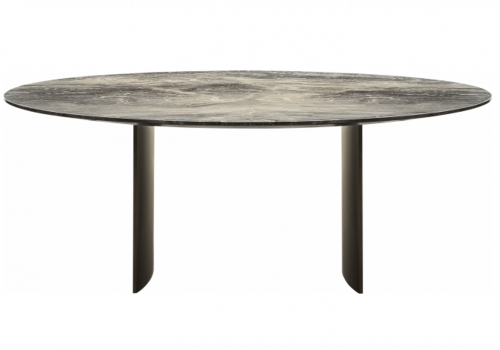 Linha dining table round marble