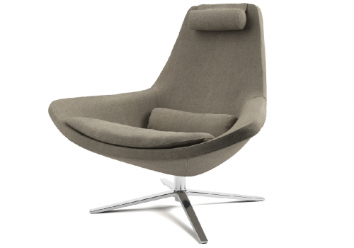 Metropolitan Armchair swivel 4-legged