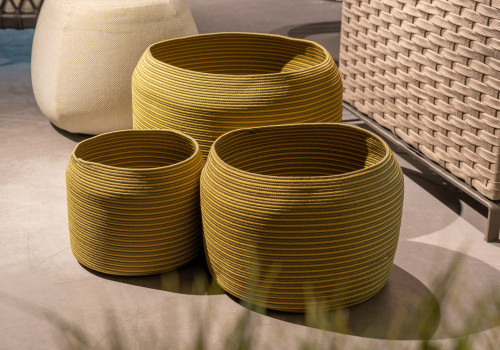 Outdoor Karam vloer manden <br> – set van 3 –