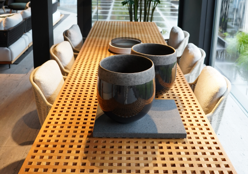 Quadrado Dining - Belt Cord armchairs
