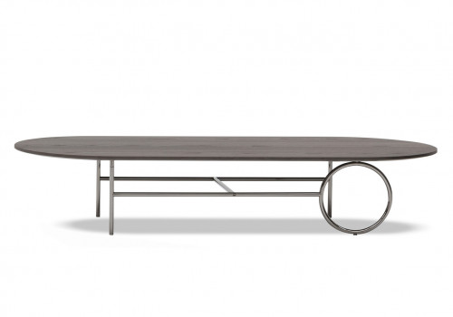 Ring rectangle coffee table low