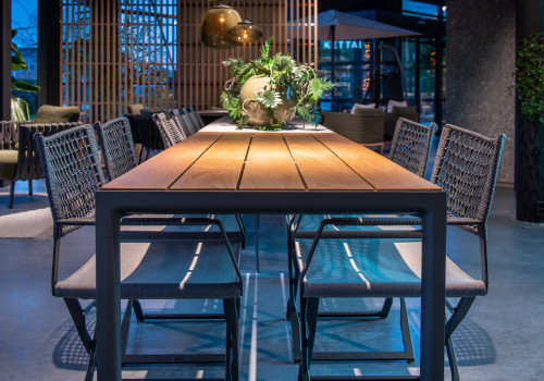 Regista & Illum outdoor set eettafel met stoelen