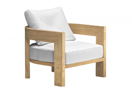 Warhol Iroko Nature outdoor fauteuil