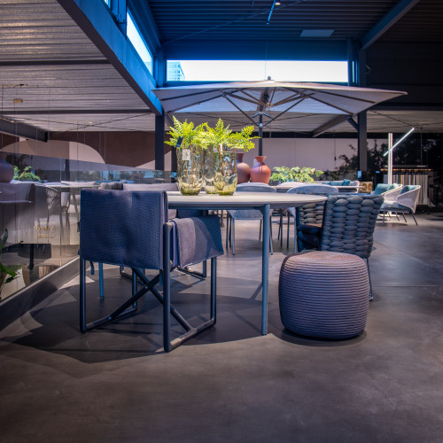 Outdoor Ami / Portofino stoel - Otto poef - Plano tafel