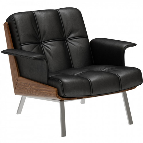 Daiki lounge armchair leather