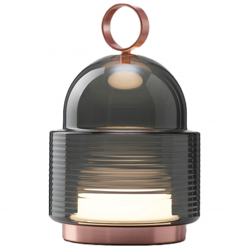 Dome Nomad outdoor lamp - geribbeld glas