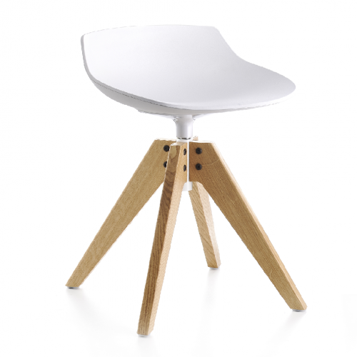 Flow Stool VN 4-legged oak 