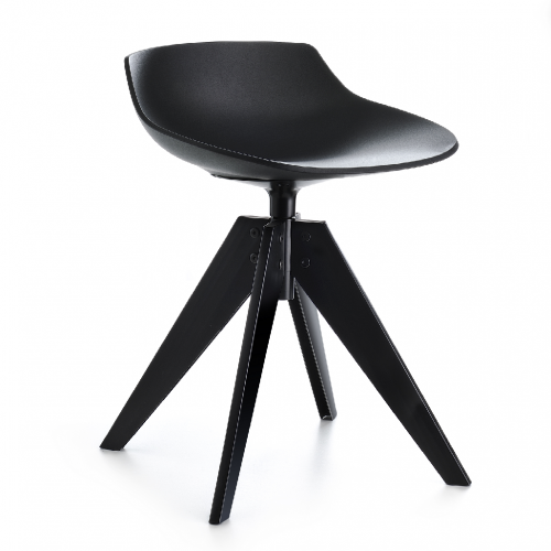 Flow Stool VN 4-legged steel base