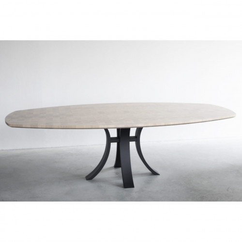 Kops Slim semi-oval table