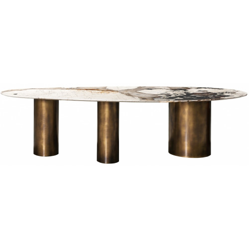Lagos oval dining table