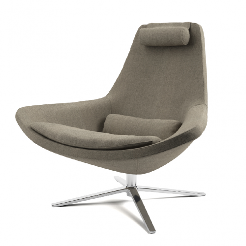 Metropolitan Armchair swivel 4-legged