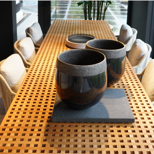 Quadrado Dining - Belt Cord armchairs