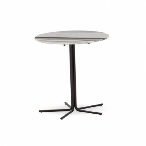 Rays small high round coffee table