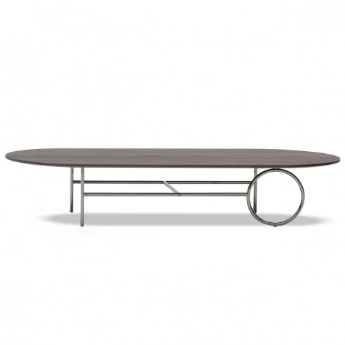 Ring rectangle coffee table low