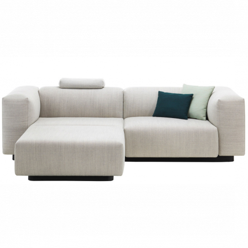 Soft Modular Sofa 2-Seater Chaise Longue