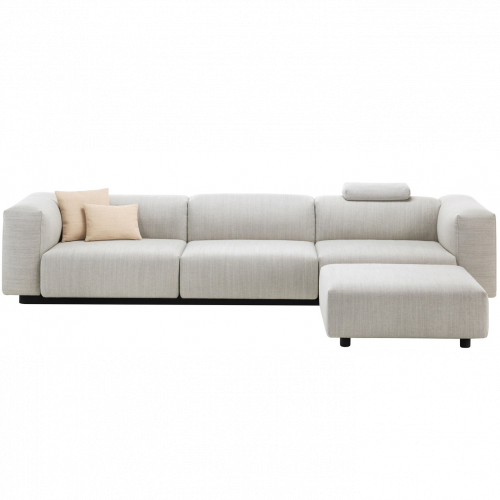 Soft Modular Sofa 3-Seater Ottoman