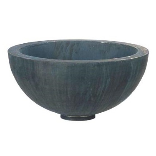 Zinc Half Bowl