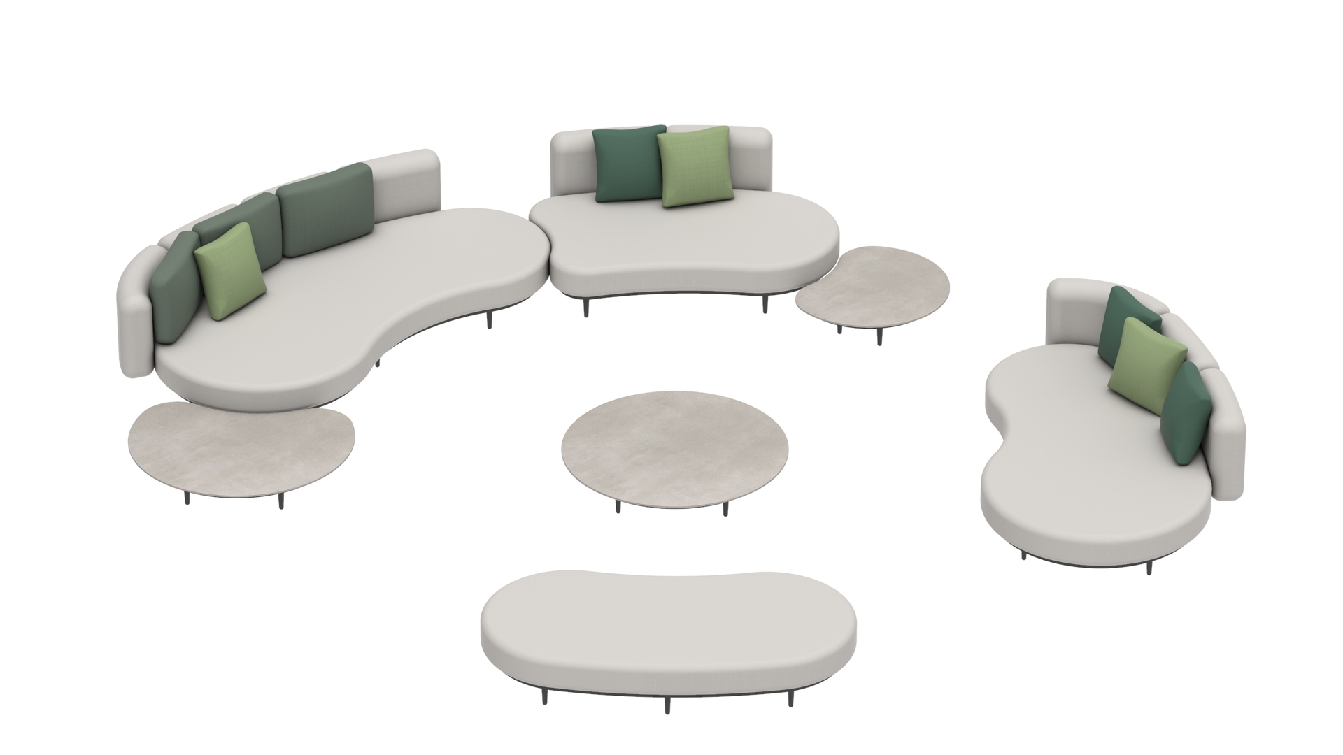 Royal Botania Organix Lounge set 4 modulaire sofa outdoor bank HORA Barneveld.jpg