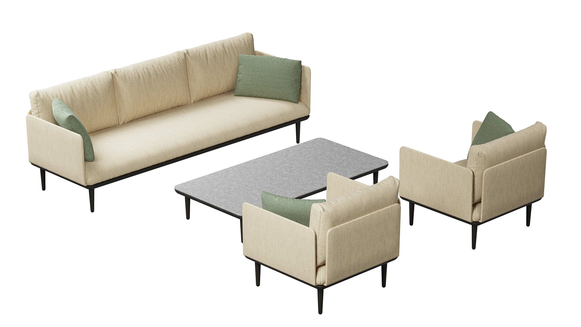 Royal Botania Styletto Lounge modulaire outdoor bank sofa set 4 HORA Barneveld 1.jpg