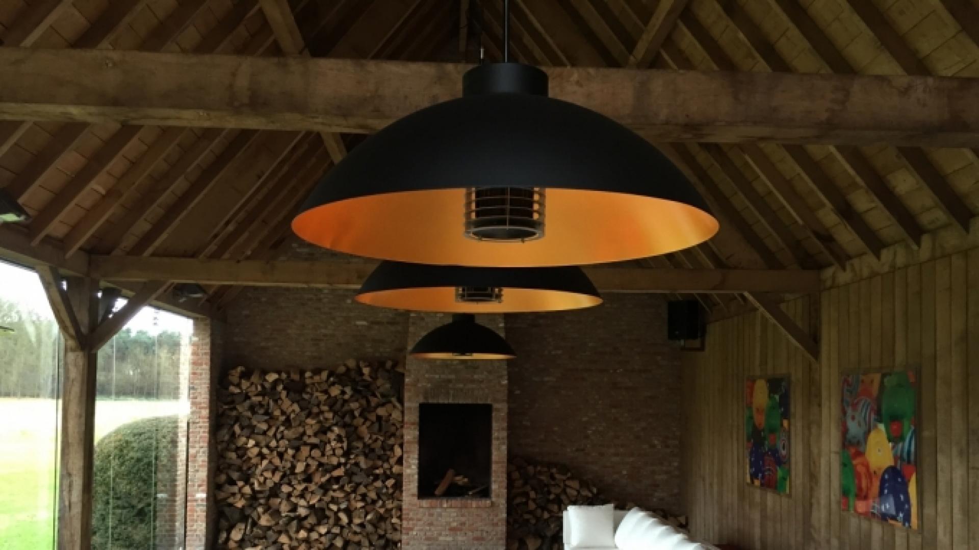 Heatsail Dome hangende lamp + heater