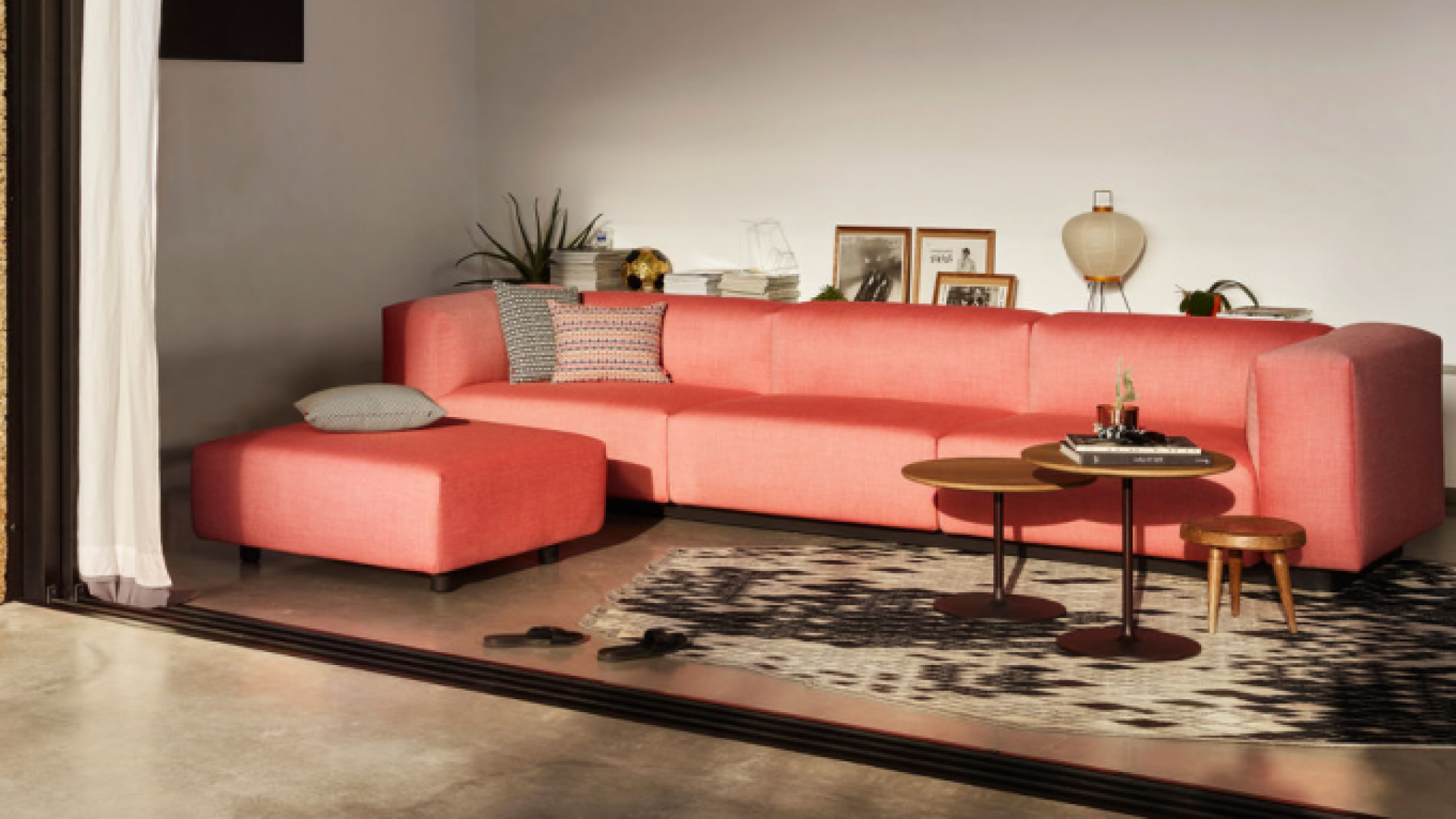 Soft Modular Sofa 2-Seater Ottoman