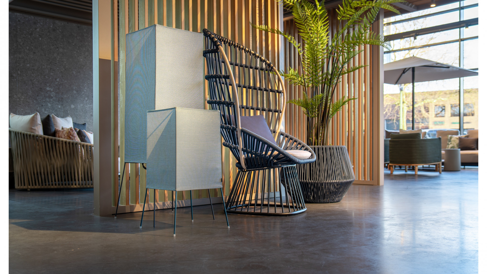 Outdoor Cala fauteuil - ZigZag plantenbak - Fila lamp